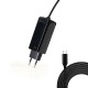 TooQ Cargador de portátil GAN USB-C PD 45W, Negro